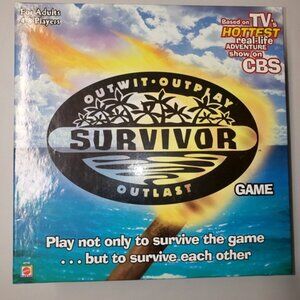 Mattel  SURVIVOR board game Outwit - Outplay - Outlast ©2000 NEW